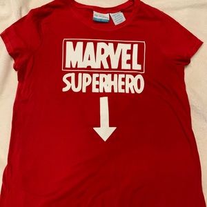 Maternity super hero shirt